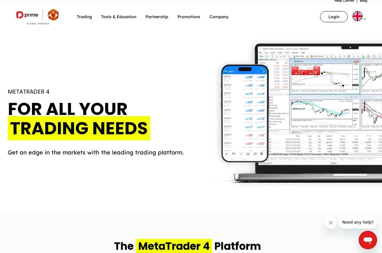 The platform page on the Doo Prime website
